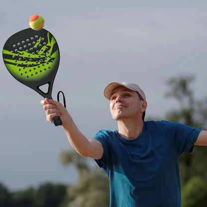 Carbon Fiber Padel Racket – Lightweight 12.9 oz with EVA Foam Core & Ergonomic Grip for New Players