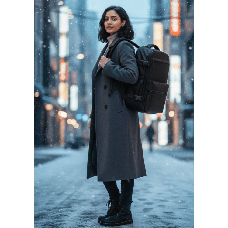 Travel Backpack with Vacuum Compression – Fits Airline Personal Item