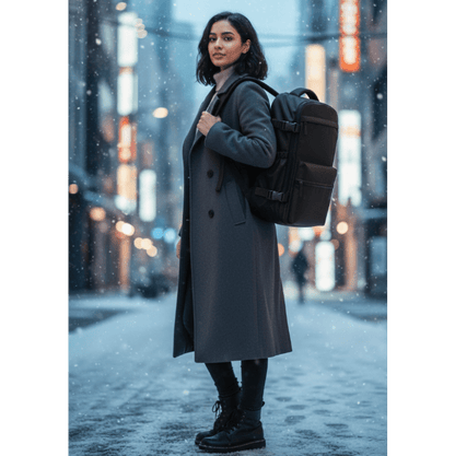 Travel Backpack with Vacuum Compression – Fits Airline Personal Item