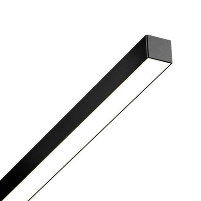 35-Inch Linear LED Vanity Light Fixture in Black – Adjustable Color Temperature Bathroom Mirror Lighting for Modern Hallways, Entryways & Po
