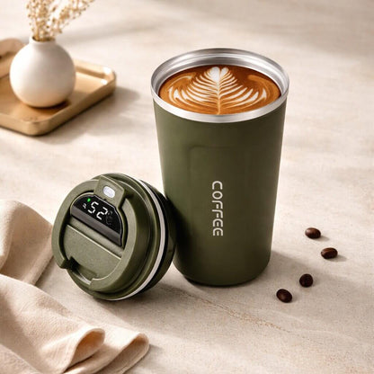 Smart Temperature Display Travel Mug | Steel Drinkware