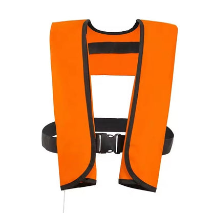 Auto-Inflate Life Vest – 150N Buoyancy, 3-5 Second Deployment, Adjustable Fit for Adults up to 330 lbs, SOLAS Reflective Strips, Neoprene