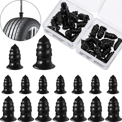 Tubeless Tire Repair Screws for Cars, Trucks & Motorcycles – Professional Rubber Plugs for Puncture Repair