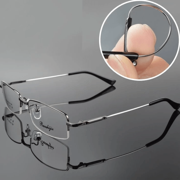 Lightweight Titanium Progressive Reading Glasses for Near & Far Vision — Multi-Focus Anti-Blue Light Eyewear for Men & Women, Everyday