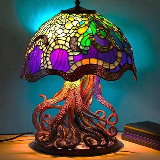 Resin Mushroom Accent Lamp 220-240V Colorful Ambient Glow for Nursery Bedroom Living Room Meditation Space Indoor Decorative Mood Light Stai