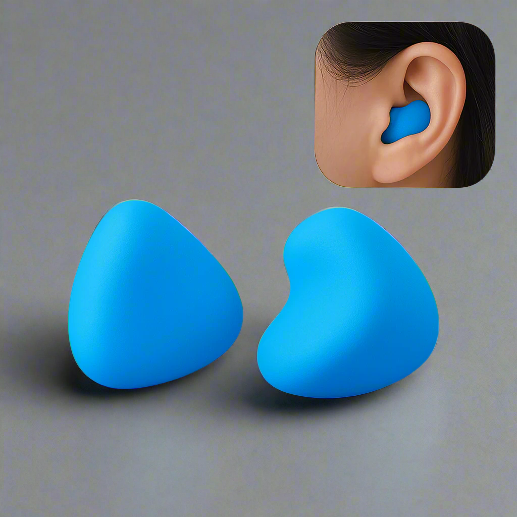 Moldable Silicone Ear Plugs for Sleeping – Reusable Noise Blocking Sleep Earplugs for Side Sleepers, Travel & Snoring