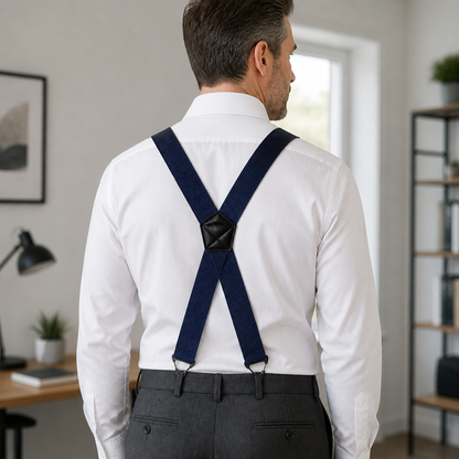 CLIPLOCK – Carabiner Clip Suspenders for a Secure Fit