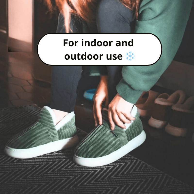 Plush Cushioned House Slippers for Women & Men – Soft Memory Foam Indoor Outdoor Footwear with Durable Non-Slip Sole