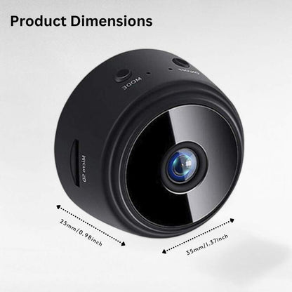 Magnetic Mini Surveillance Camera HD 1080p Wide Angle Night Vision Home Security Monitor