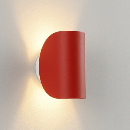 Dual-Beam Adjustable LED Wall Light – Aluminum Up-Down Sconce for Hallways & Bedrooms – Rotatable Accent Fixture for Modern Interiors