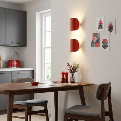 Dual-Beam Adjustable LED Wall Light – Aluminum Up-Down Sconce for Hallways & Bedrooms – Rotatable Accent Fixture for Modern Interiors