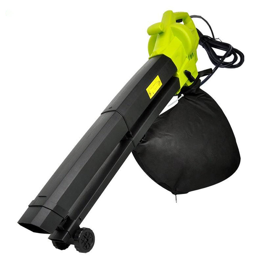 Electric Leaf Blower Vacuum Mulcher 3-in-1 with 35L Bag & 10:1 Shredder for Lawns Driveways Patios | Lightweight Corded Garden Tool