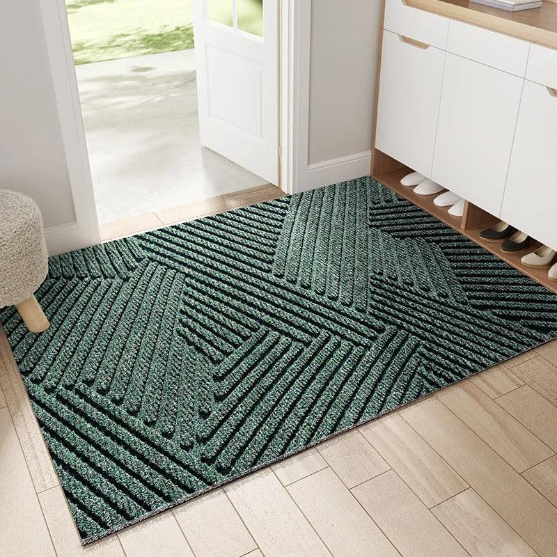 PVC Entryway Mat Anti-Slip Backing Indoor Door Runner for Hallway Mudroom Kitchen Entry Easy Clean Waterproof Floor Protection