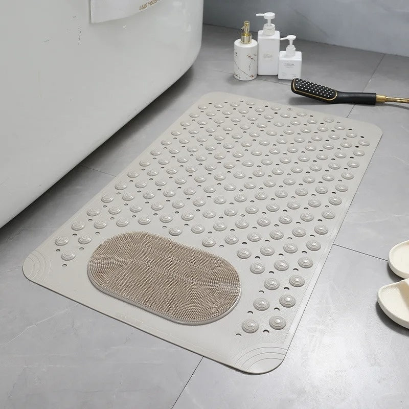 CleanStep – Non-Slip Shower Mat with Built-In Foot Scrubber