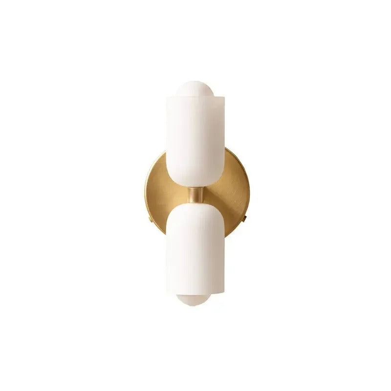 Hand-Blown Glass Wall Light Fixture Multi-Color Shade Metal Base Hardwired or Plug-In for Living Room Bedroom Hallway Modern Contemporary Ac