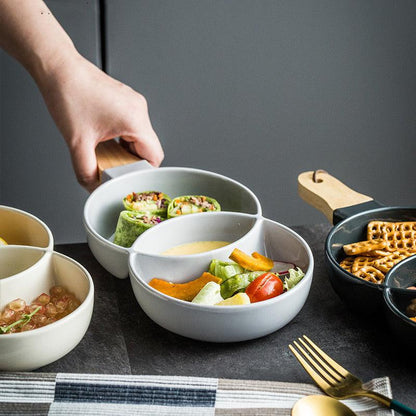 Venn Ceramic Snack Plate