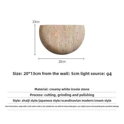 Wall Sconce with Textured Plaster Finish, Modern Wall Sconce for Hallway, Hardwired Dimmable LED Wall Light Fixture