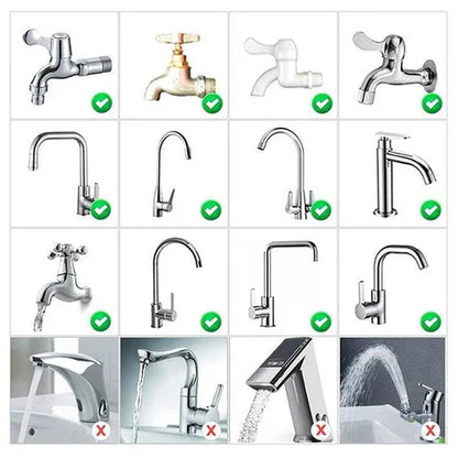 Faucet Water Filter for Kitchen & Bathroom Sink | Multi-Stage Carbon Filtration System for Home Tap | Removes Chlorine & Sediment