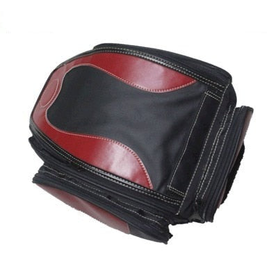 Expandable Motorcycle Rear Cargo Bag with Weather Protection & Convertible Carry Options for Touring, Cruising, Sport Bikes
