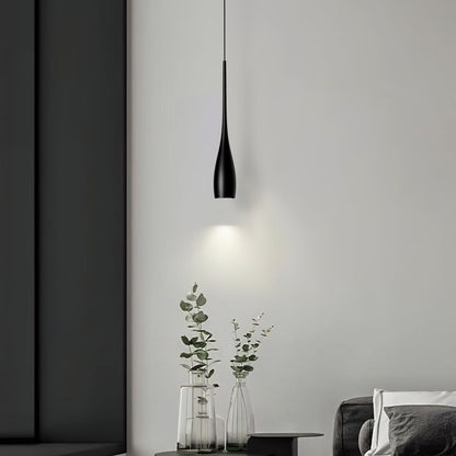 Hanging Ceiling Fixture 12 in Drop Shade Aluminum 12W Adjustable Height for Kitchen Island Dining Bedroom Study Home Decor Lighting