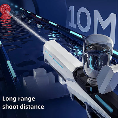 Ortekor Aqua Blaster | Electric Water Gun with Automatic Reloading Technology | Long-Range Fun for All Ages