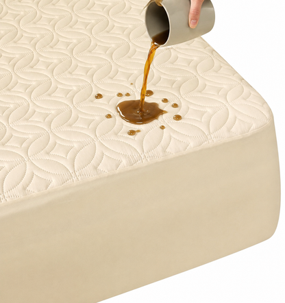 Waterproof Mattress Protector, Quilted Waterproof Mattress Cover with Deep Pocket up to 18 Inch, Fitted Bed Protector