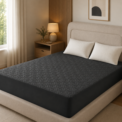 Waterproof Mattress Protector, Quilted Waterproof Mattress Cover with Deep Pocket up to 18 Inch, Fitted Bed Protector