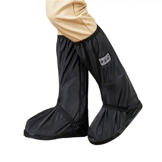 Reusable Shoe Protectors with Non-Slip Tread & Reflective Strip for Rain, Snow & Mud Protection