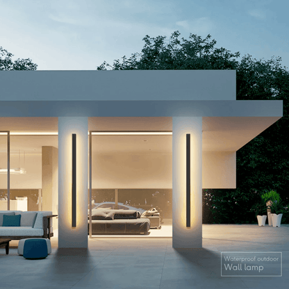 Outdoor Vertical LED Wall Sconce – Weatherproof Aluminum Up/Down Light for Patio, Porch & Garden