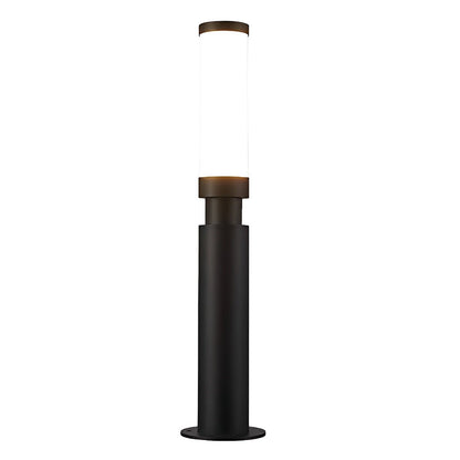 Tall Aluminum Outdoor Post Lamp 6.5 ft Black LED Bollard Light for Driveways Pathways Walkways Yards Landscapes Patios Waterproof IP55 3000K