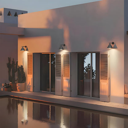Exterior LED Fixture for Entryway, Deck & Walkway – Weather-Resistant Metal Housing, 3000K Glow – 10 in Bell Design