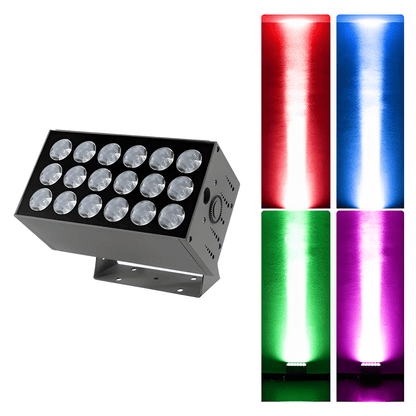 Adjustable Weatherproof LED Floodlight Gray Die-Cast Aluminum Wall Fixture 20W 30W 50W 80W Accent Security Lighting Residential Commercial H
