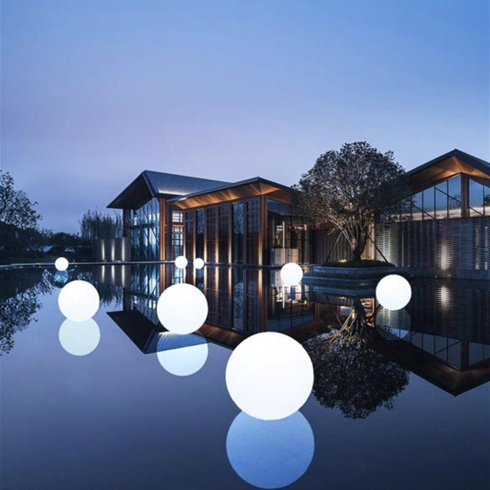 Rechargeable LED Sphere Light 10 Inch 16-Color Remote Waterproof Cordless Patio Garden Decor Indoor Outdoor Mood Lighting Portable Battery P