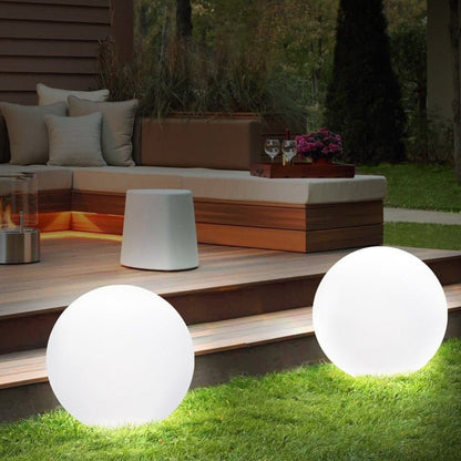 LED Solar Garden Sphere 10-Inch Waterproof Color-Changing Remote Controlled Wireless Rechargeable Yard Pathway Landscape Lighting for Patio