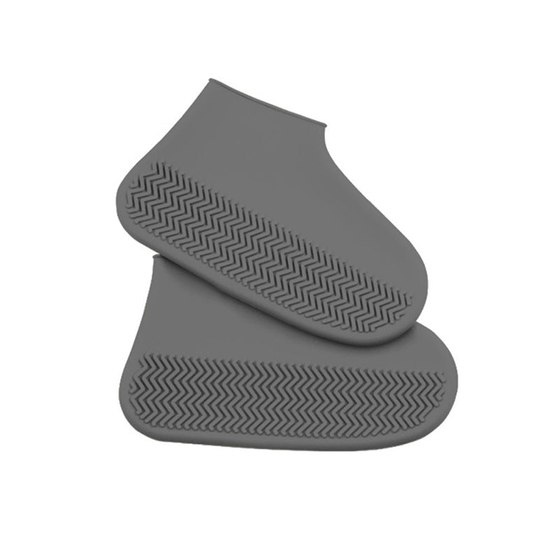 Reusable Silicone Rain Shoe Protectors with Non-Slip Grip for Men, Women & Kids – Lightweight Foldable Covers for Outdoor Activities & Wet W