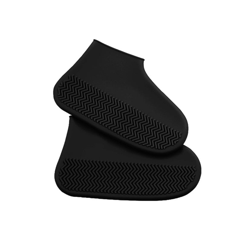 Reusable Silicone Rain Shoe Protectors with Non-Slip Grip for Men, Women & Kids – Lightweight Foldable Covers for Outdoor Activities & Wet W
