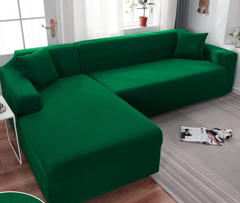 Waterproof Stretch Couch Slipcover for Living Room - Elastic Furniture Protector for Sofas with Pets Kids