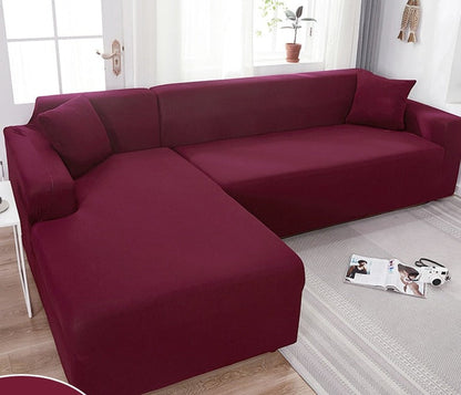 Waterproof Stretch Couch Slipcover for Living Room - Elastic Furniture Protector for Sofas with Pets Kids