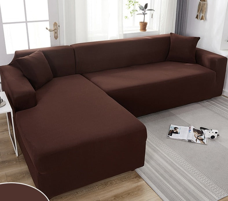 Waterproof Stretch Couch Slipcover for Living Room - Elastic Furniture Protector for Sofas with Pets Kids