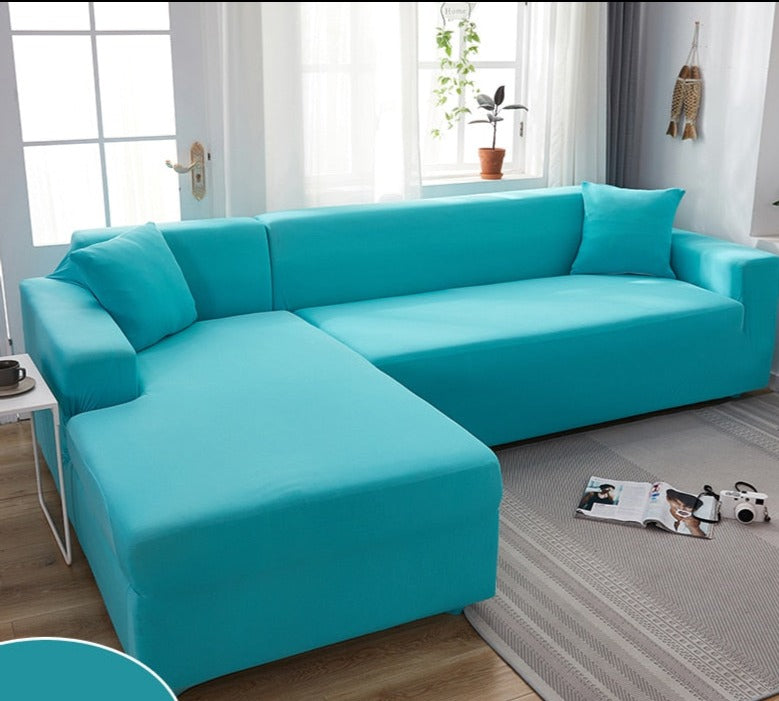 Waterproof Stretch Couch Slipcover for Living Room - Elastic Furniture Protector for Sofas with Pets Kids