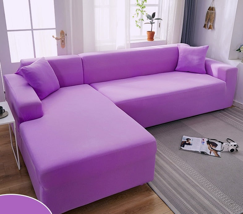 Waterproof Stretch Couch Slipcover for Living Room - Elastic Furniture Protector for Sofas with Pets Kids