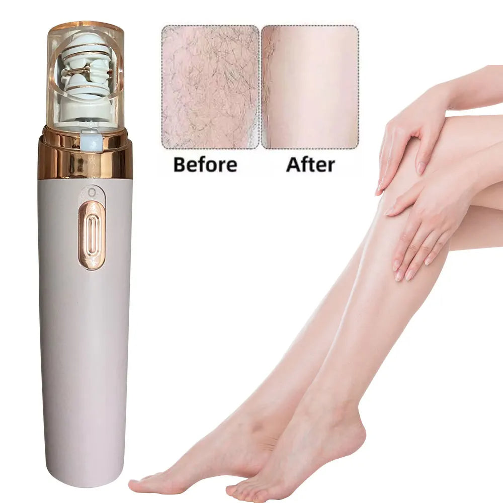 Wearclo | 2-in-1 Facial Hair Removal and Epilator with USB Rechargeable Design | Gentle Solution for Smooth Skin