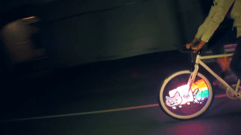 Bicycle Wheel Lights for Spokes, LED Bike Lights with 30 RGB Patterns, Bike Accessories for Night Cycling Safety