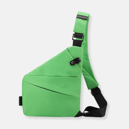 Crossbody Sling Bag with RFID Blocking & Cut-Proof Strap – Hidden Zipper Security Pack for Travel, Commute & Everyday Carry