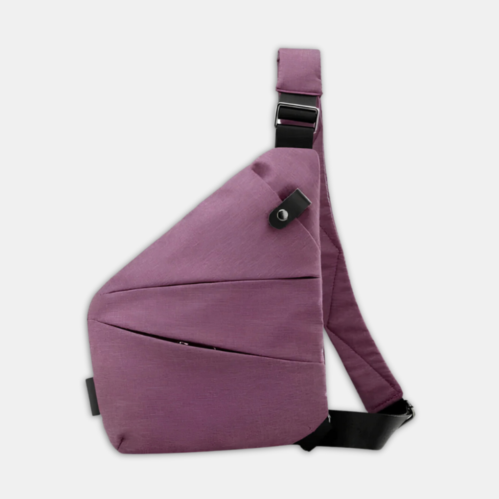 Crossbody Sling Bag with RFID Blocking & Cut-Proof Strap – Hidden Zipper Security Pack for Travel, Commute & Everyday Carry