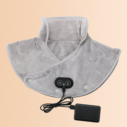 Electric Heating Pad | Neck and Shoulder Wrap with Soothing Vibration | Adjustable Comfort for Deep Relaxation