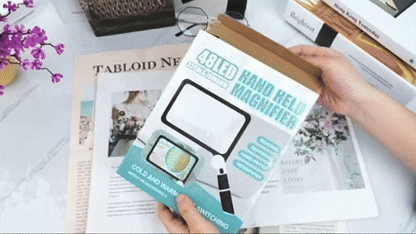 Versatile Magnifying Glass with Light for Enhanced Reading & Clarity