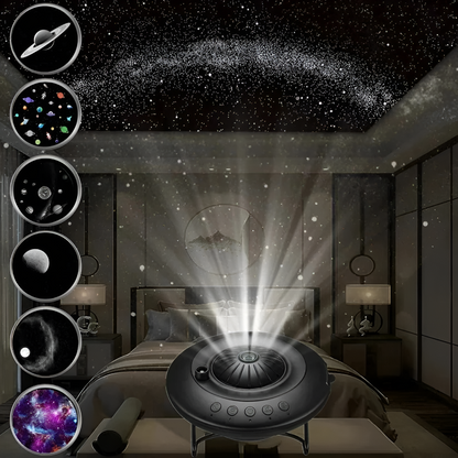 Celestial Projector | Galaxy Projector with Rotating Effects | Stunning Cosmic Ambiance for Home & Kids