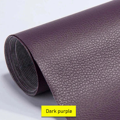 Self-Adhesive Faux Leather Repair Patch for Couches, Car Seats & Upholstery – Easy Cut-to-Fit Vinyl Fix Tape in 17 Colors for Furniture