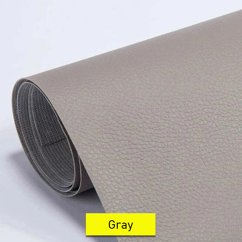Self-Adhesive Faux Leather Repair Patch for Couches, Car Seats & Upholstery – Easy Cut-to-Fit Vinyl Fix Tape in 17 Colors for Furniture